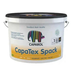 Caparol Capatex Spack | Matte Muurverf en Plafondverf-10 LTR - Wit Gereduceerde Prijs