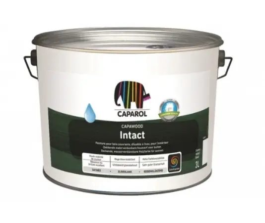 Aanbieding Caparol Capawood Intact | Dekkende Zijdeglans Houtverf-1 LTR - Wit