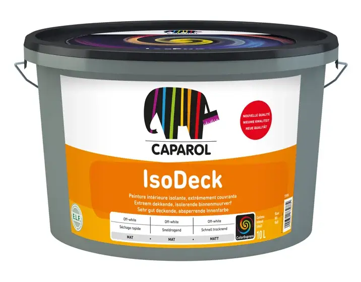 Caparol Isodeck | Isolerende Matte Muurverf-10 LTR - Wit Alleen Vandaag