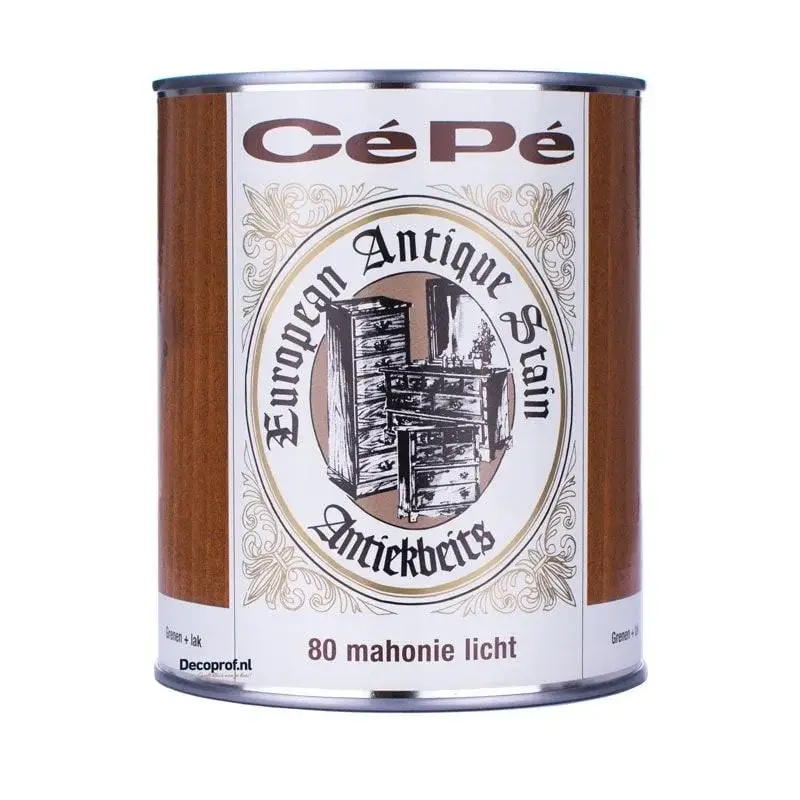 Bestseller Cepe Beitsen Antiekbeits 80 Mahonie Licht-500 ML