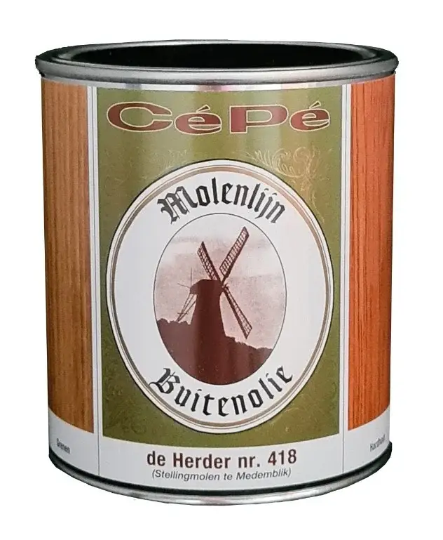 Gecertificeerd Cepe Beitsen Molenlijn Buitenolie 418 De Herder-500 ML