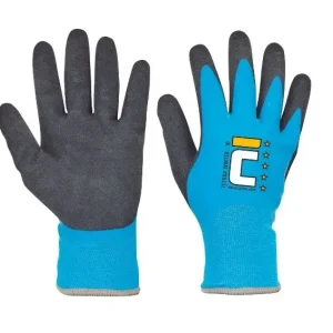 Cerva Handschoen Tetrax Winter FH HS Nylon Blauw/Zwart-1 Paar - Maat M/8 Bestseller