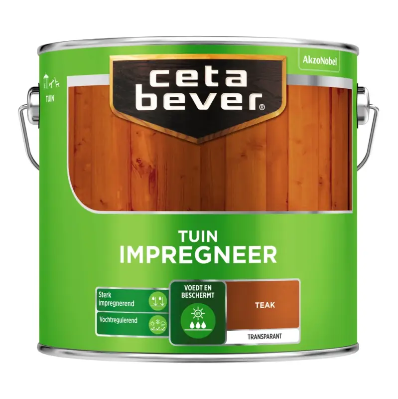 CetaBever Impregneer Teak-2,5 LTR Aanbieding