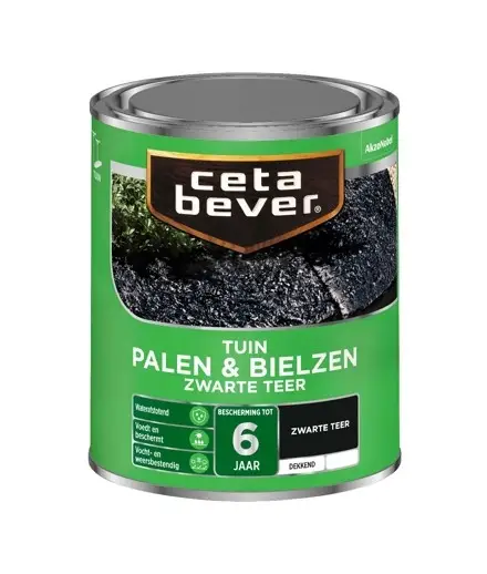 Korting CetaBever Palen & Bielzen Zwarte Teer-750 ML
