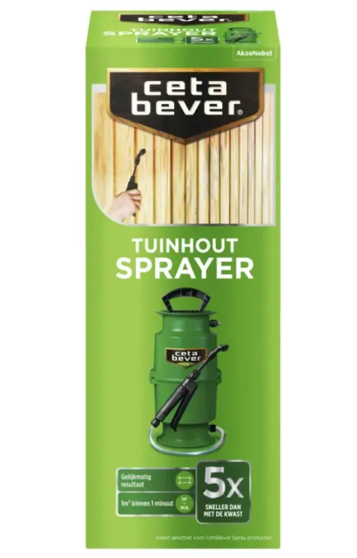 Finale Uitverkoop CetaBever Tuinhout Beits Sprayer-1 ST