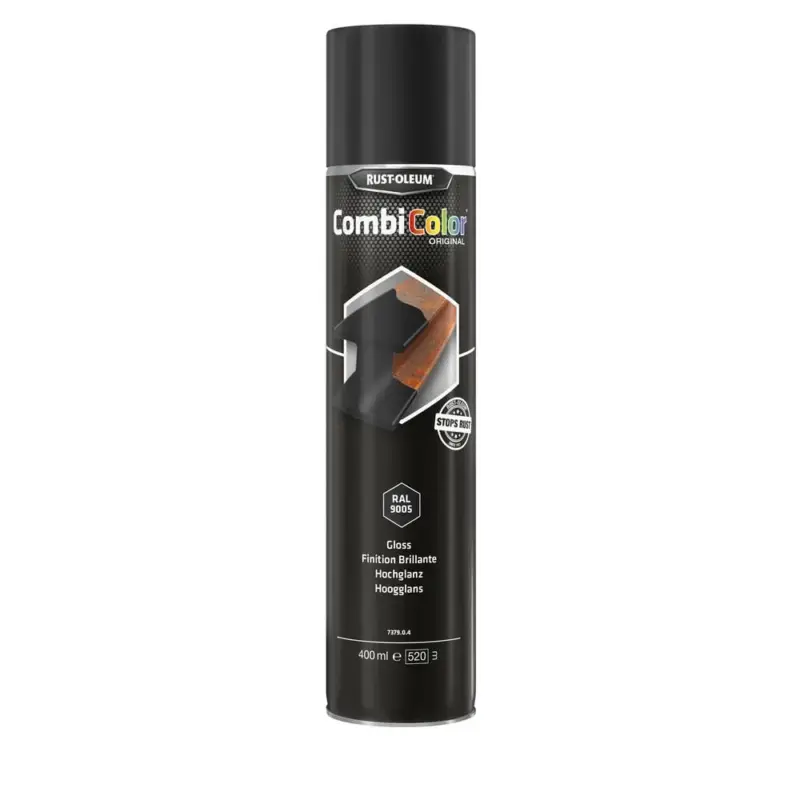 Rust-Oleum Combicolor 7379 Hoogglans Zwart RAL9005 Spuitbus-400 ML Nu Kopen