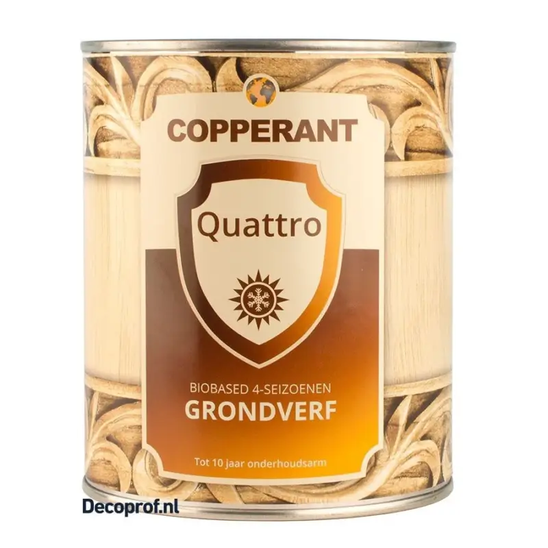 Goedkoop Copperant Quattro Grondverf-500 ML - Wit