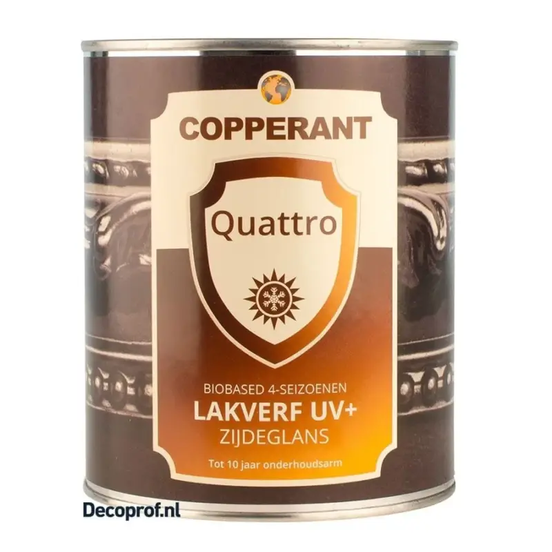 Copperant Quattro Lakverf Zijdeglans UV+-500 ML - Wit Betrouwbaar