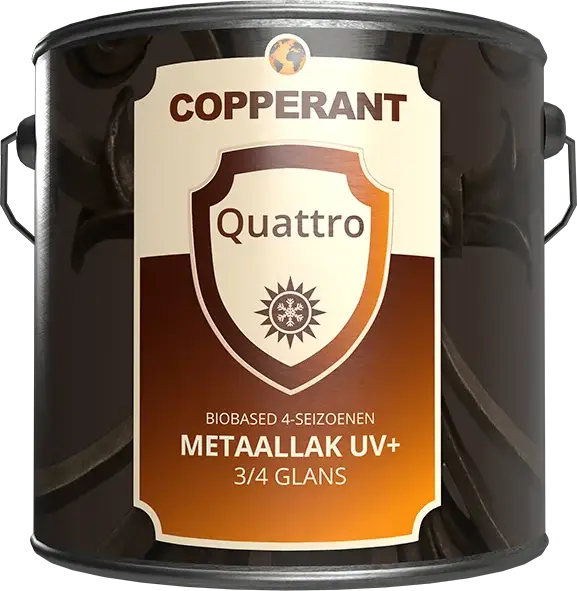 Koop Online Copperant Quattro Metaallak UV+-1 LTR - Wit