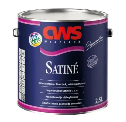 CWS Wertlack Satine Titan | Zijdeglans Lakverf Buiten-750 ML - Wit Lage Kosten