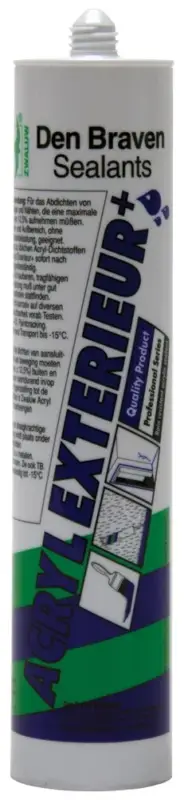 Den Braven Acryl Exterieur Plus-310 ML - Wit Gecertificeerd