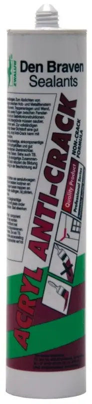 Speciale Aanbieding Den Braven Anti-Crack Wit-310 ML - Koker