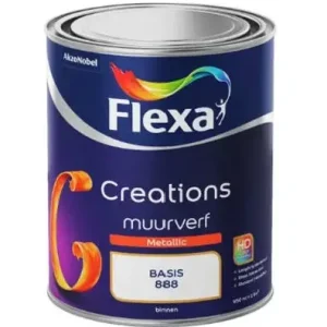 Koopje Flexa Creations Muurverf Metallic-1 LTR - Metallic Kleur