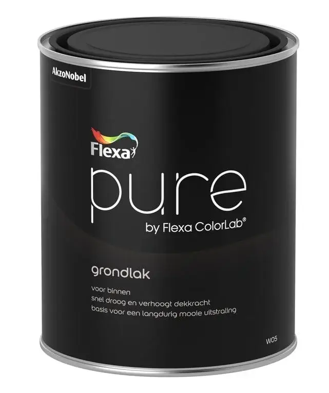 Op = Op Flexa Pure Grondlak-1 LTR - Wit