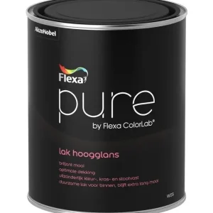 Betrouwbaar Flexa Pure Lak Hoogglans-1 LTR - Wit