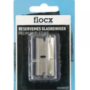 Flocx Premium Glasreiniger Reservemes-10 ST Bestel Nu