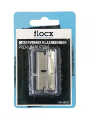 Flocx Premium Glasreiniger Reservemes-10 ST Bestel Nu