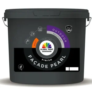 Global Paint Facade Pearl Finish Matt | Matte Gevelverf-5 LTR - Wit Dagaanbieding