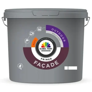 Koop Vandaag Global Paint Facade Primer | Matte Gevelprimer-2,5 LTR - Wit