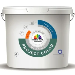 Global Paint Project Color | Matte Muurverf-2,5 LTR - Wit Laatste Kans
