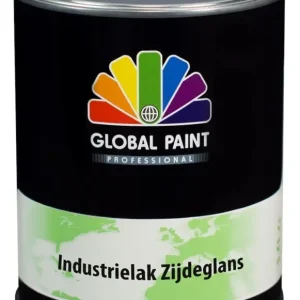 Global Paint Industrielak Zijdeglans | Lakverf Buiten-500 ML - Wit Gratis Retour