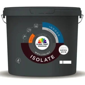 Global Paint Isolate | Isolerende Muurverf en Plafondverf-1 LTR - Wit Nu Kopen