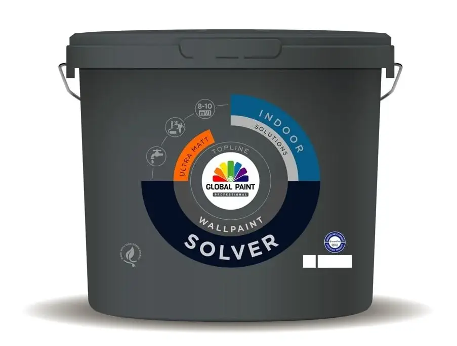 Global Paint Solver Ultra Matt | Extra Matte Muurverf-1 LTR - Wit Tijdelijk Beschikbaar
