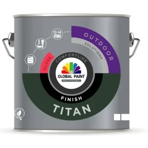 Global Paint Titan Finish Gloss | Hoogglans Lakverf Buiten-500 ML - Wit Nu Kopen