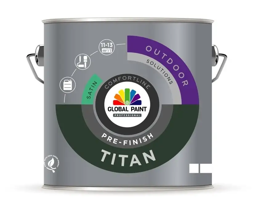 Nieuw Global Paint Titan Pre Finish | Voorlak Buiten-500 ML - Wit