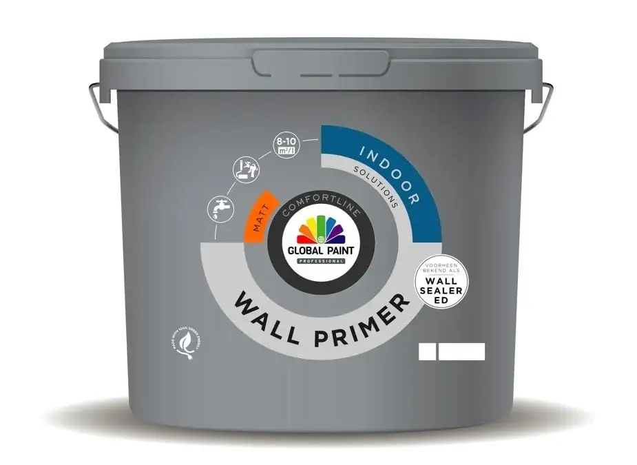 Global Paint Wall Primer | Muur- & Gevelprimer-2,5 LTR - Wit Must-Have