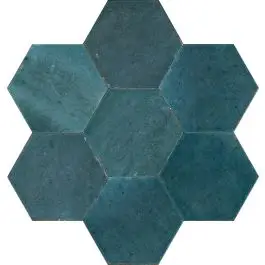 Marazzi Lume Blue Esagona 21x18,2 cm Koopje