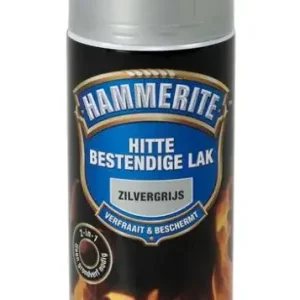Hete Deal Hammerite Hittebestendige Lak Zilvergrijs Spuitbus-400 ML