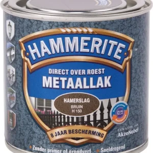 Koopje Hammerite Metaallak Hamerslag Bruin H150-250 ML