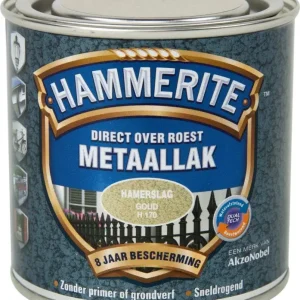 Favoriet Hammerite Metaallak Hamerslag Goud H170-250 ML