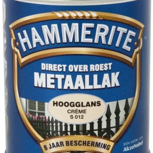 Meest Verkocht Hammerite Metaallak Hoogglans Creme S012-250 ML