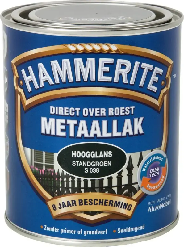Hammerite Metaallak Hoogglans Standgroen S038-250 ML Beste Prijs