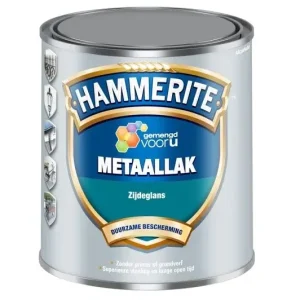 Hammerite Metaallak Zijdeglans-1 LTR - Wit Hoge Kwaliteit