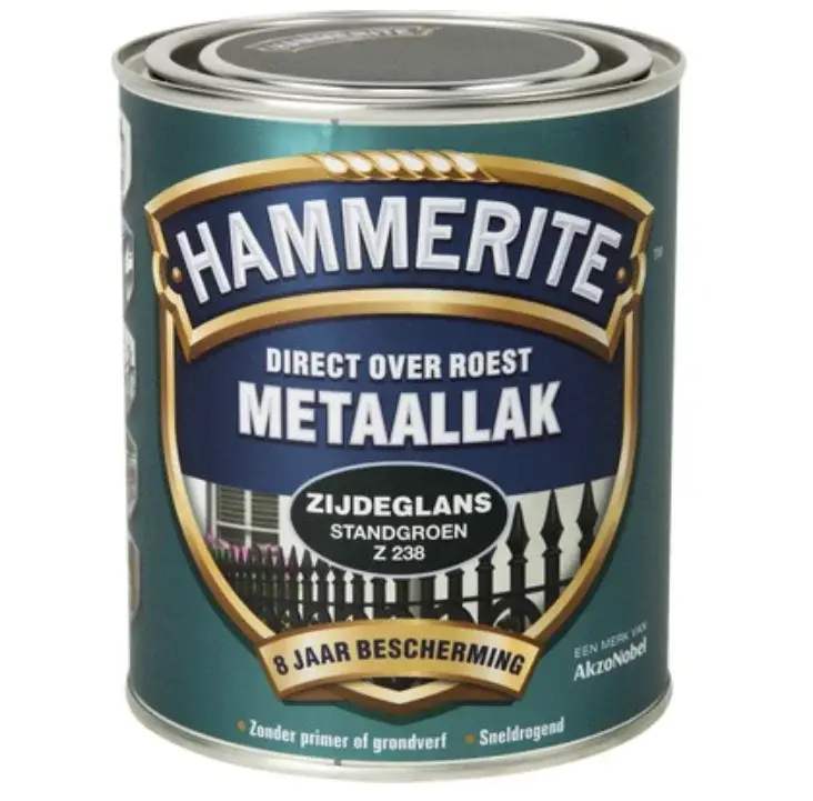 Nieuw Hammerite Metaallak Zijdeglans Standgroen Z238-250 ML