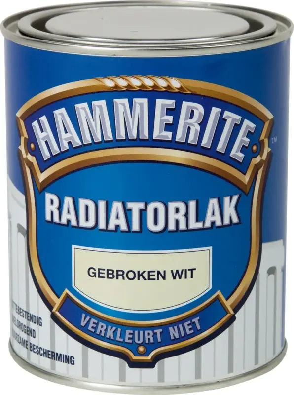 Hammerite Radiatorlak Gebroken Wit-250 ML Uitverkoop
