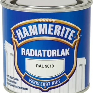 Bestel Nu Hammerite Radiatorlak RAL9010-250 ML