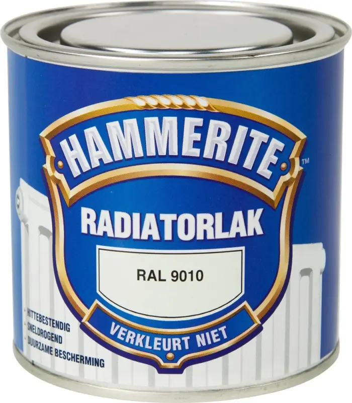 Bestel Nu Hammerite Radiatorlak RAL9010-250 ML