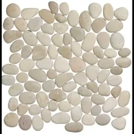 Goedkoop Terre d'Azur Stone Pebbles Crema 30x30 cm
