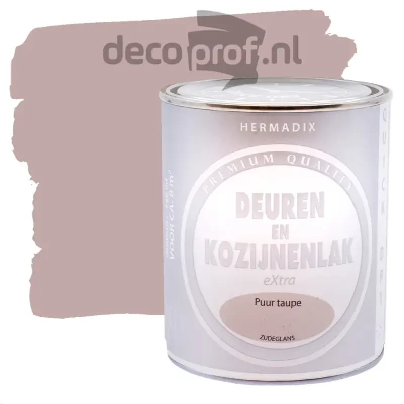 Hermadix Deuren&Kozijnenlak Extra Zijdeglans Puur Taupe-750 ML Goedkoop