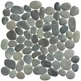 Op = Op Terre d'Azur Stone Pebbles Ocean Bleu 30x30 cm