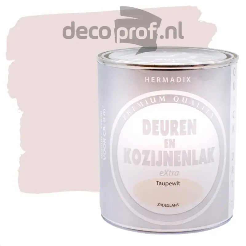 Hermadix Deuren&Kozijnenlak Extra Zijdeglans Taupewit-750 ML Bestel Nu