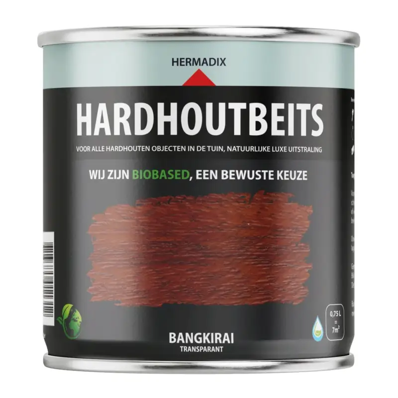 Direct Beschikbaar Hermadix Hardhoutbeits Bangkirai-750 ML