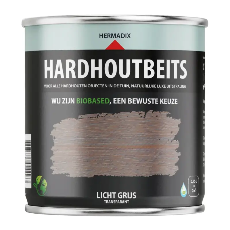 Nu Kopen Hermadix Hardhoutbeits Lichtgrijs-750 ML