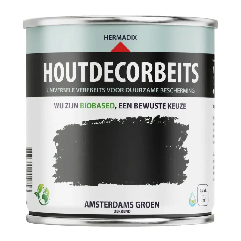Betrouwbaar Hermadix Houtdecor Dekkend Amsterdams Groen 632-750 ML