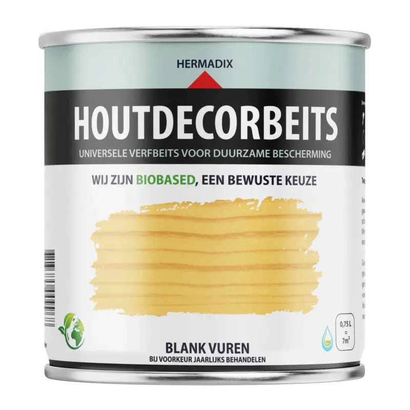 Hete Deal Hermadix Houtdecor Transparant Blank Vuren 659-750 ML