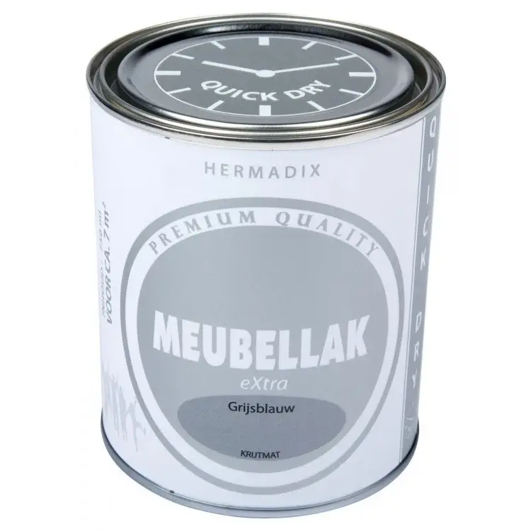 Hermadix Meubellak Extra Krijtmat Grijs Blauw-750 ML Nu Kopen